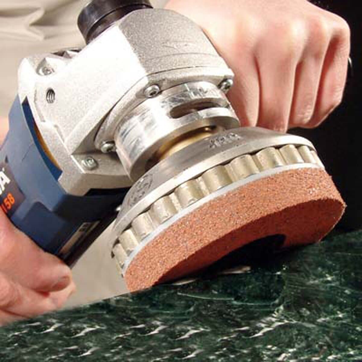 Alpha® PVA QC Style Low - Speed Marble Edge Quick - Change Polishing System