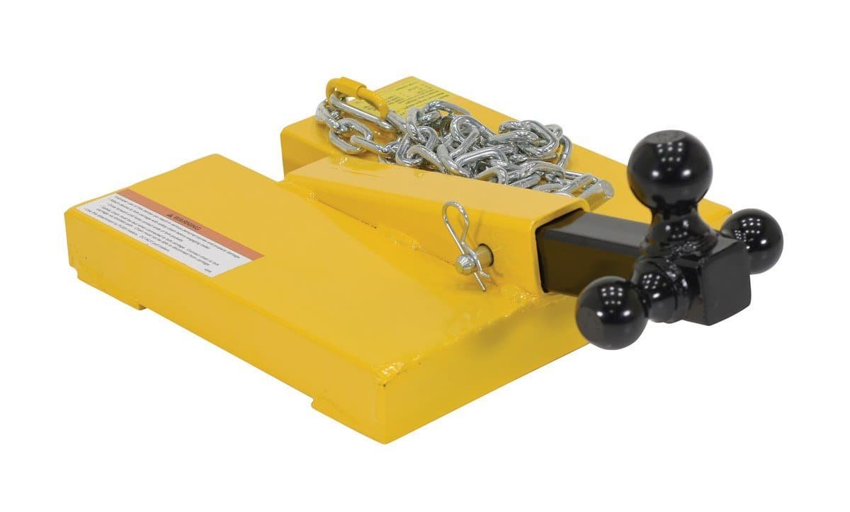 Heavy - Duty Steel Forklift Hitch with Yellow Finish for Manufacturing