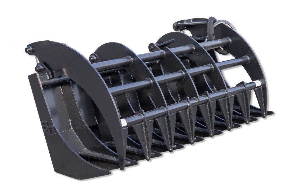 Heavy - Duty Skid Steer Grapple Rake