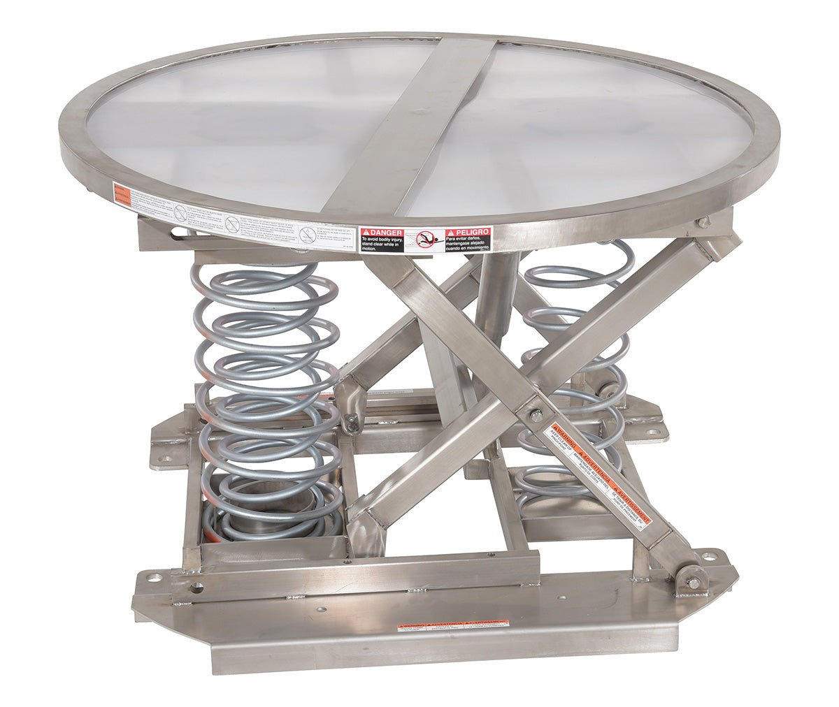 High - Quality Spring - Operated Scissor Tables for Distribution and Shipping