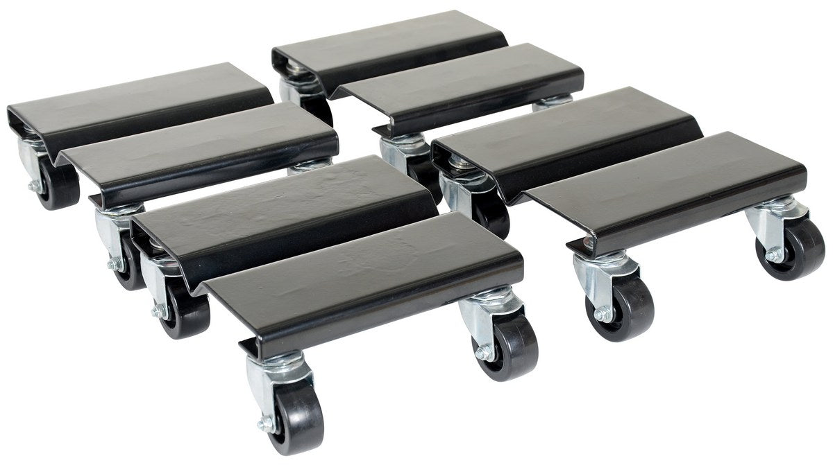 Lightweight Steel Dolly Sets with Bolt - on Casters for Multiple Applications
