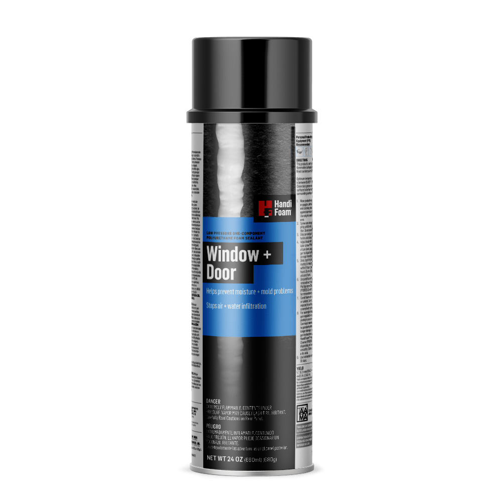 HandiFoam Low-Pressure One-Component Polyurethane Foam Sealant for Windows and Doors