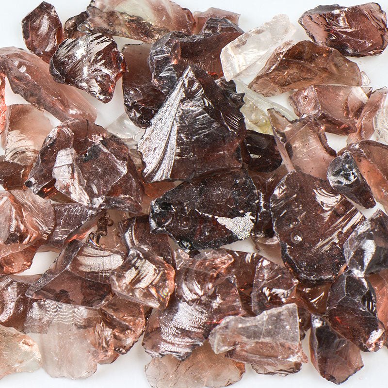 USA-Made Recycled Purple Terrazzo Glass in Various Sizes