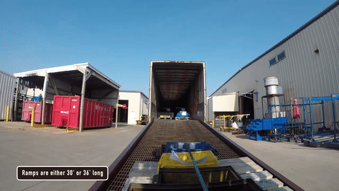 High - Capacity Portable and Stationary Steel Yard Ramps for Efficient Loading