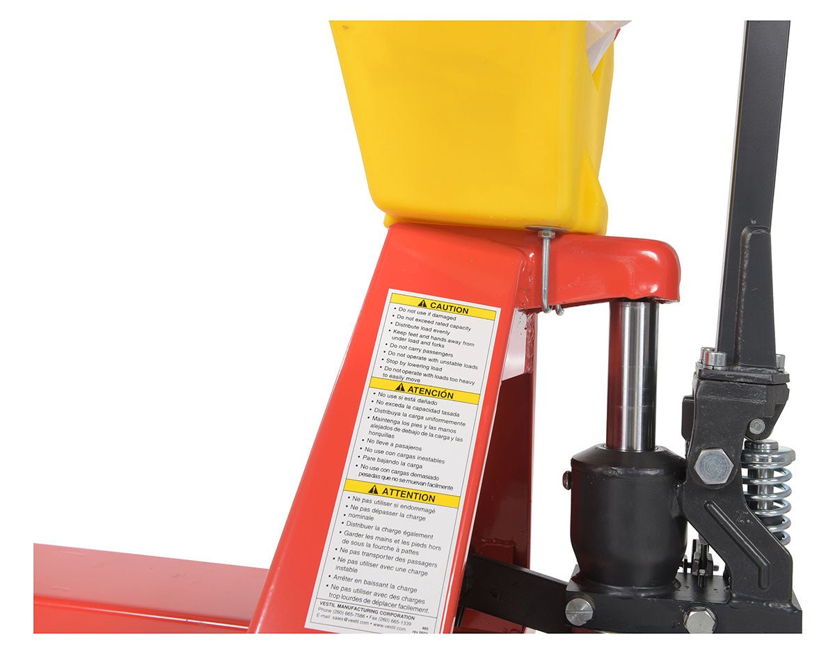 Innovative Pallet Trucks Integrated with Practical P-CADDY Storage Solution