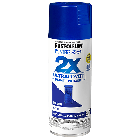 High - Quality Painter's Touch 2X Ultra Cover Satin Finish Spray Paint in 12 - ounce Cans, Pack of 6