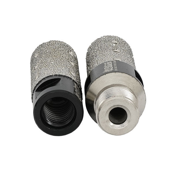 Black STINGER™ Vacuum Brazed 1-Inch Drum Wheels for Hard Stones