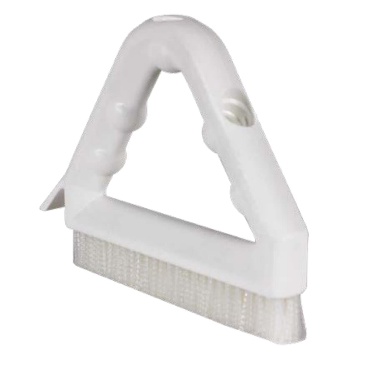 StonePro Acid-Resistant Triangle-Shaped Grout Cleaning Brush for Wall and Floor