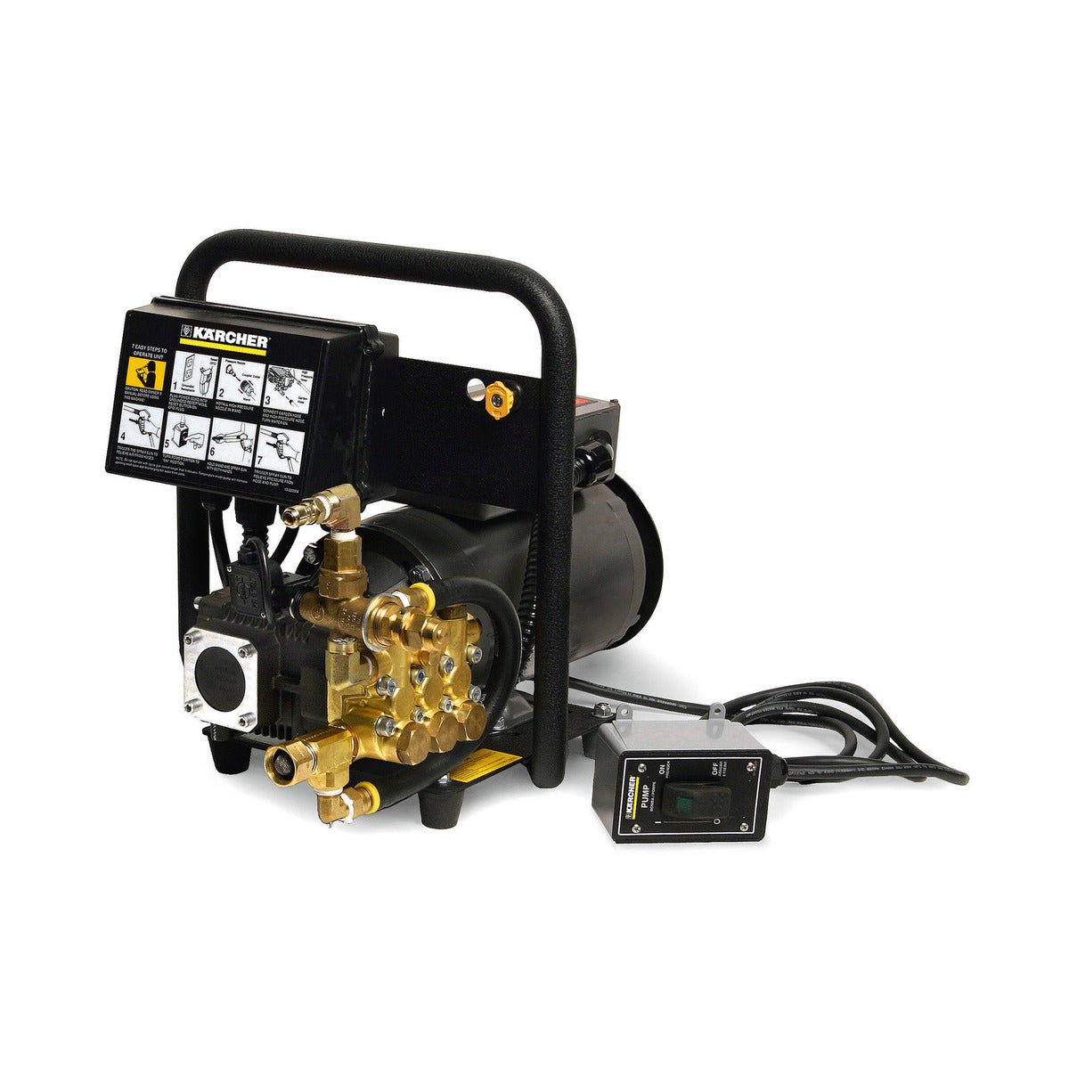 High-Definition Wall-Mounted Pressure Washer for In-Shop Cleaning with Wall Mount Feature