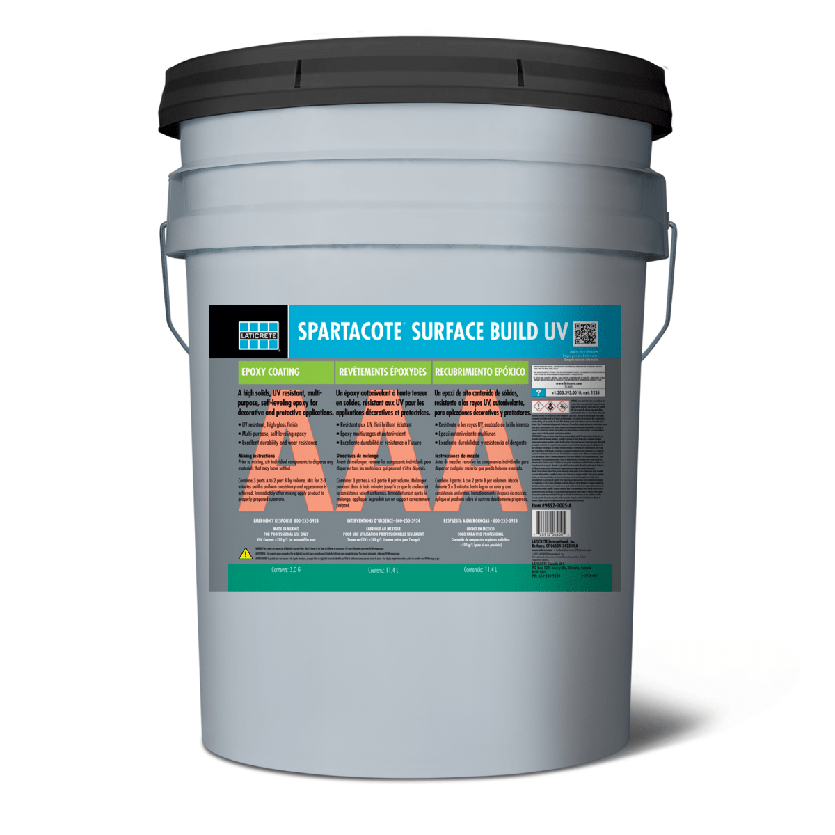 High - Solids UV - Resistant Self - Leveling Spartacote Surface Build Epoxy Coating