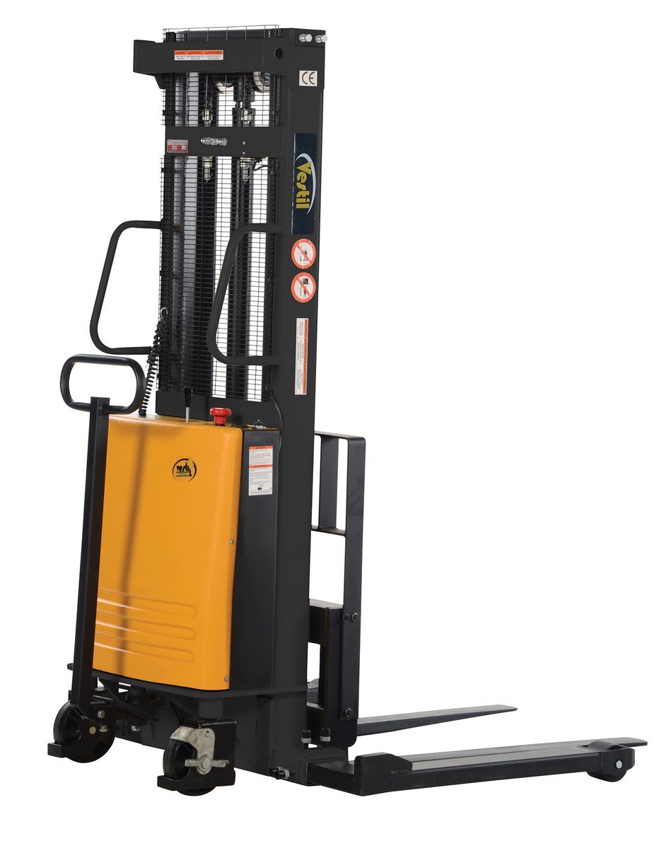 Powered Lift Semi - Electric Industrial Stacker for Efficient Load Handling