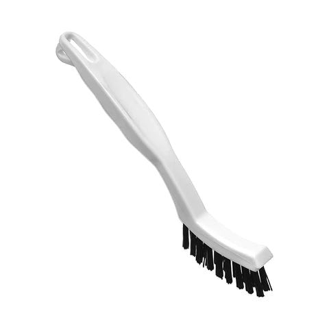High - Quality 8 - 1/8' Long Durable White Plastic Grout Cleaning Brush