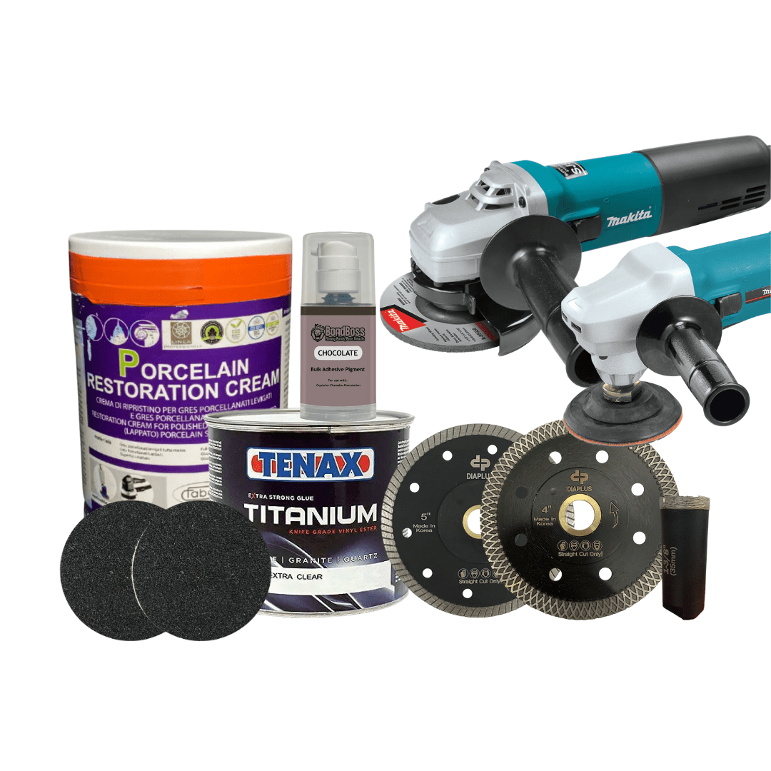 Porcelain Tools and Accessories Package Set 6