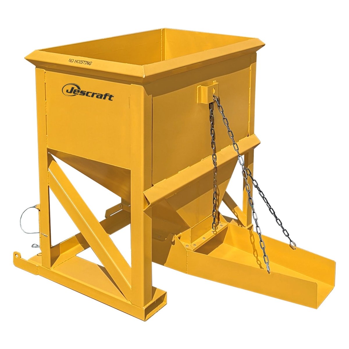 1 Cubic Yard Forked Beam Bucket for Hard - to - Reach Concrete Placement