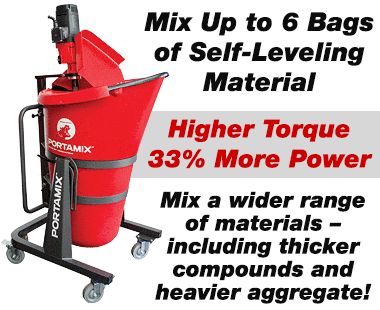PortaMix® MEGA HIPPO Industrial-Grade Mixing Stations for Self-Levelers and Various Compounds