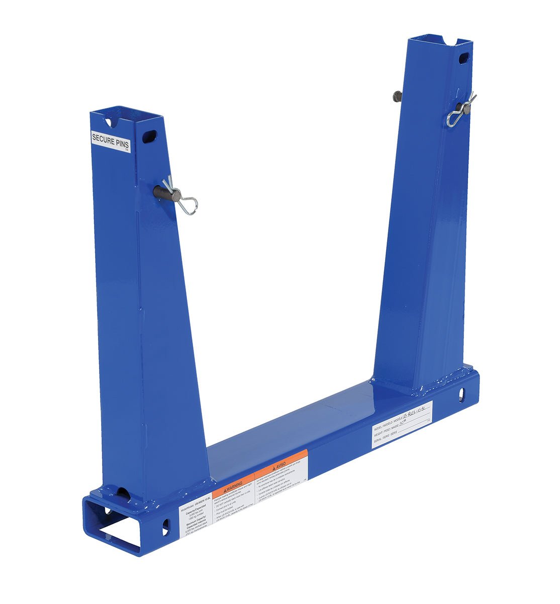 Portable and Stackable U-Style Storage Racks for Temporary Use