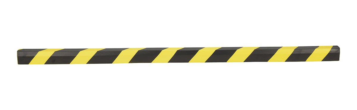 Flexible Foam Edge Guards with Black and Yellow Alert Striping