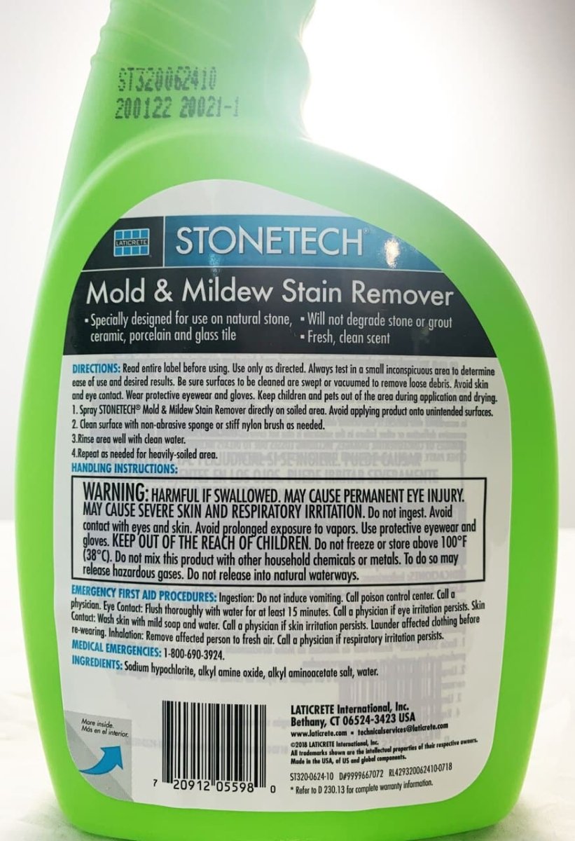 StoneTech High - Performance Mold and Mildew Stain Remover for Natural Stone