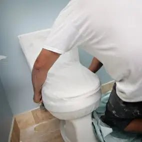 Reusable Polypropylene Toilet Covers - Set of 8 for Painting & Remodeling