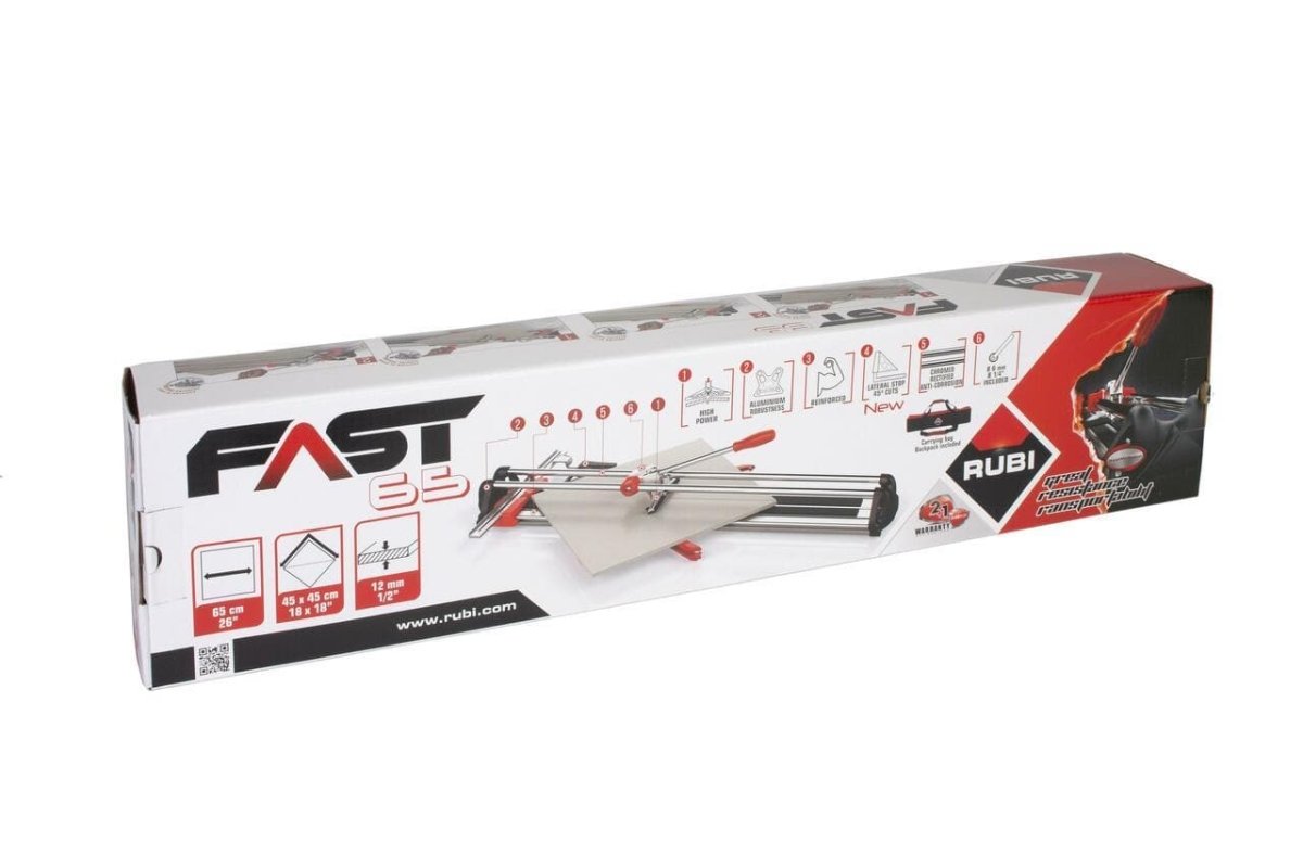 Rubi Fast Standard Tile Cutters: Lightweight and Versatile for Ceramic Tiles