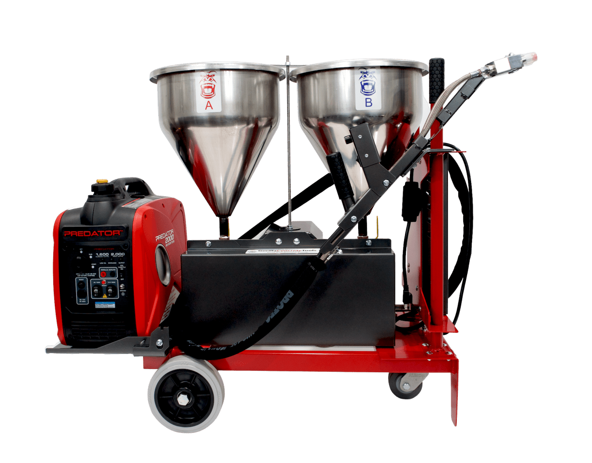 Durable and Mobile GP-2 Slim Dual-Component Polyurea and Epoxy Pump