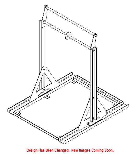 Efficient Fork Extension Storage Rack for Forklifts