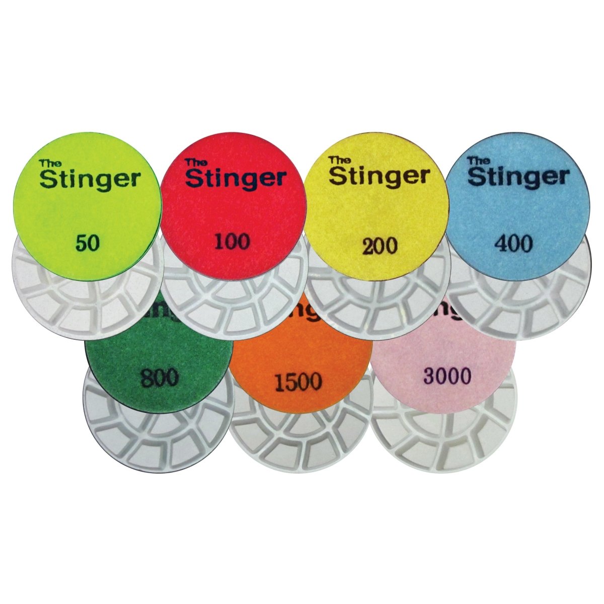Stinger™ High - Performance Rigid Resin Concrete Polishing Pads