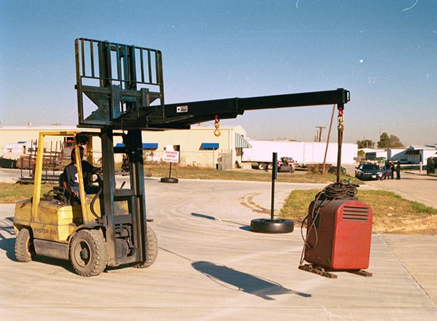 Star Industries Heavy Duty Telescopic Forklift Jib Boom with 12-Foot Reach