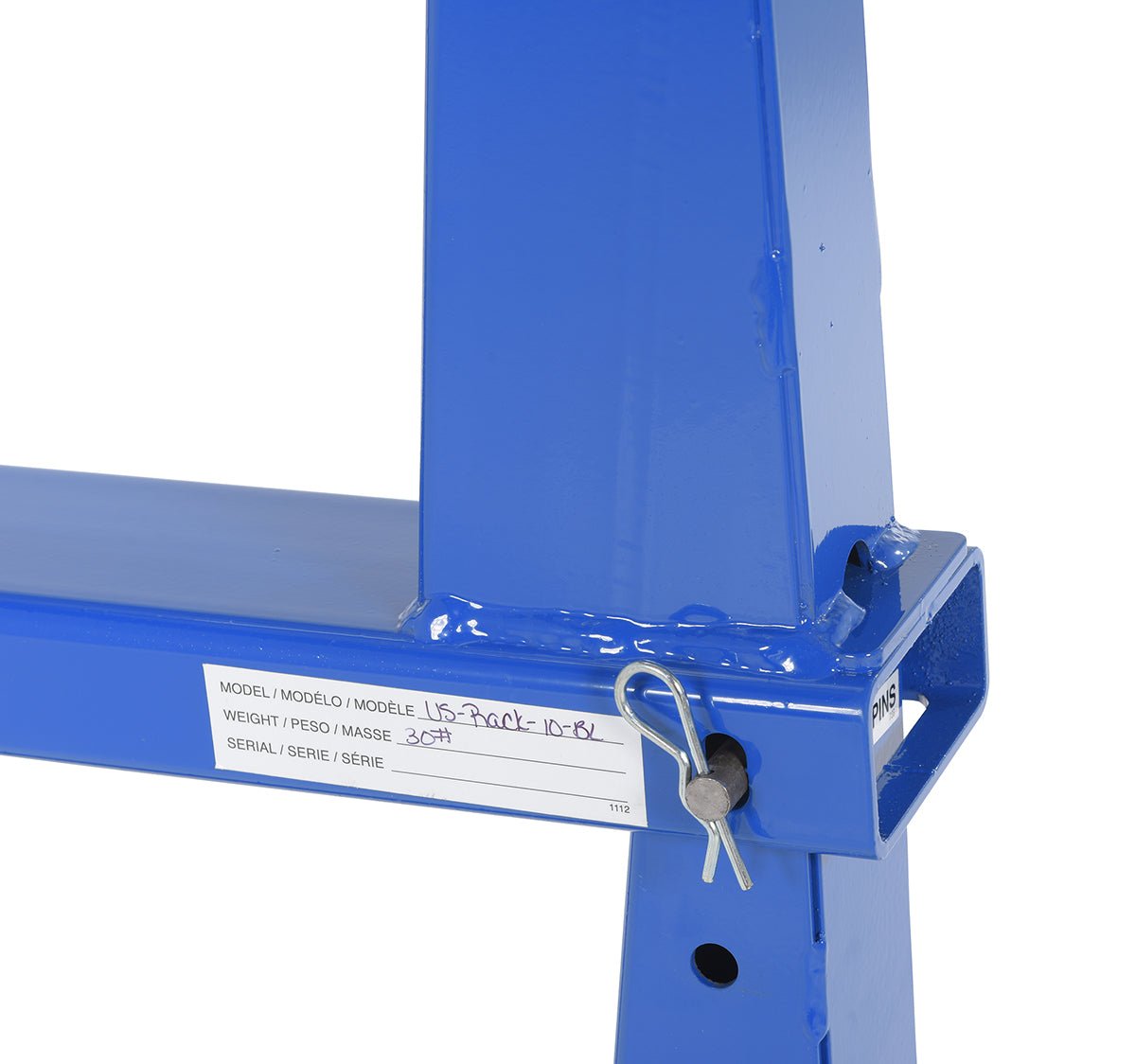 Portable and Stackable U-Style Storage Racks for Temporary Use