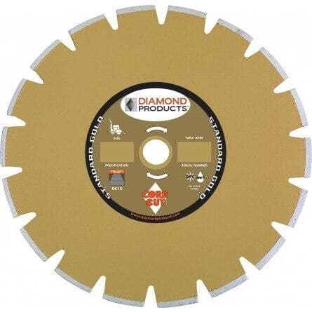 High - Quality Standard Gold - Colored Segmented Dry Blades for Walk - Behind Saws