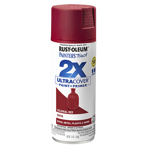 High - Quality Painter's Touch 2X Ultra Cover Satin Finish Spray Paint in 12 - ounce Cans, Pack of 6