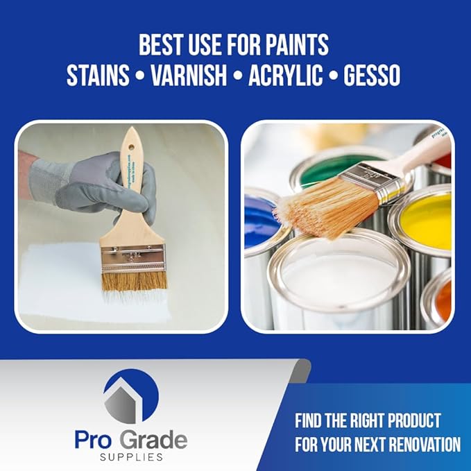 3-Inch Chip Style Paint Brush for Various Painting Applications