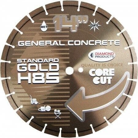 High - Performance Standard Gold High - Speed Diamond Cutting Blades - H8S for General Use