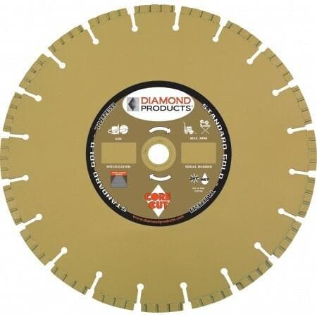 High-Performance Standard Gold Turbo Cutting Blades