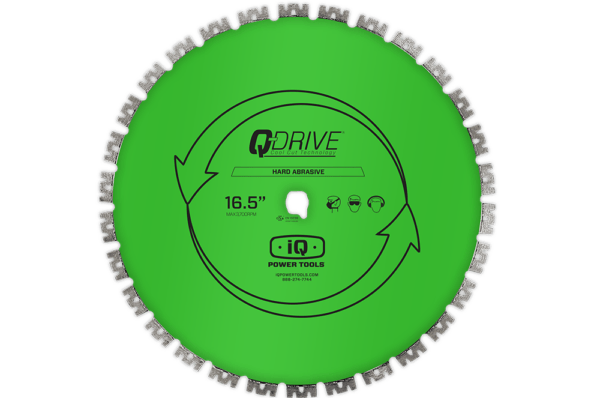 Q-Drive 16.5-inch Abrasive Cutting Blades for Specialized Materials