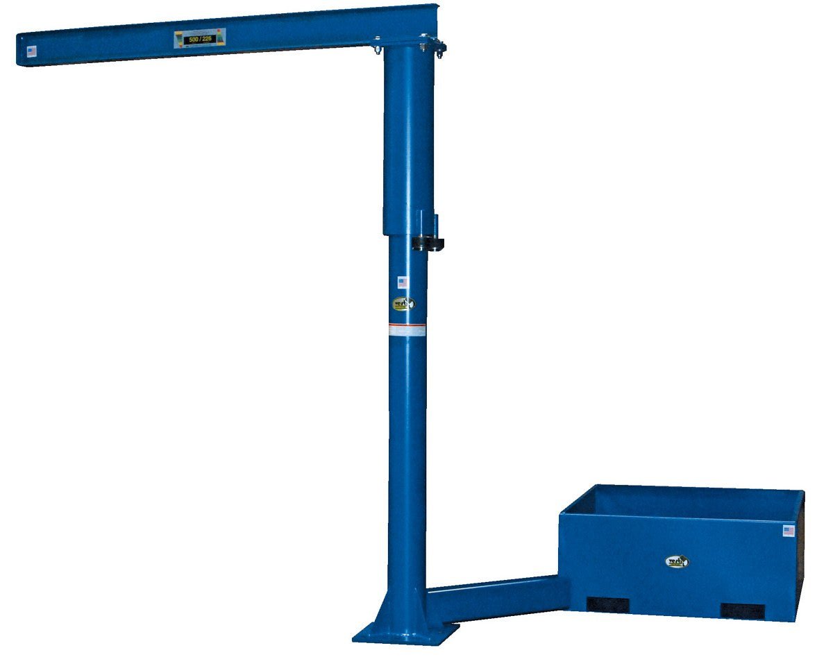 Portable Offset Jib Cranes for Easy Material Handling and Transportation