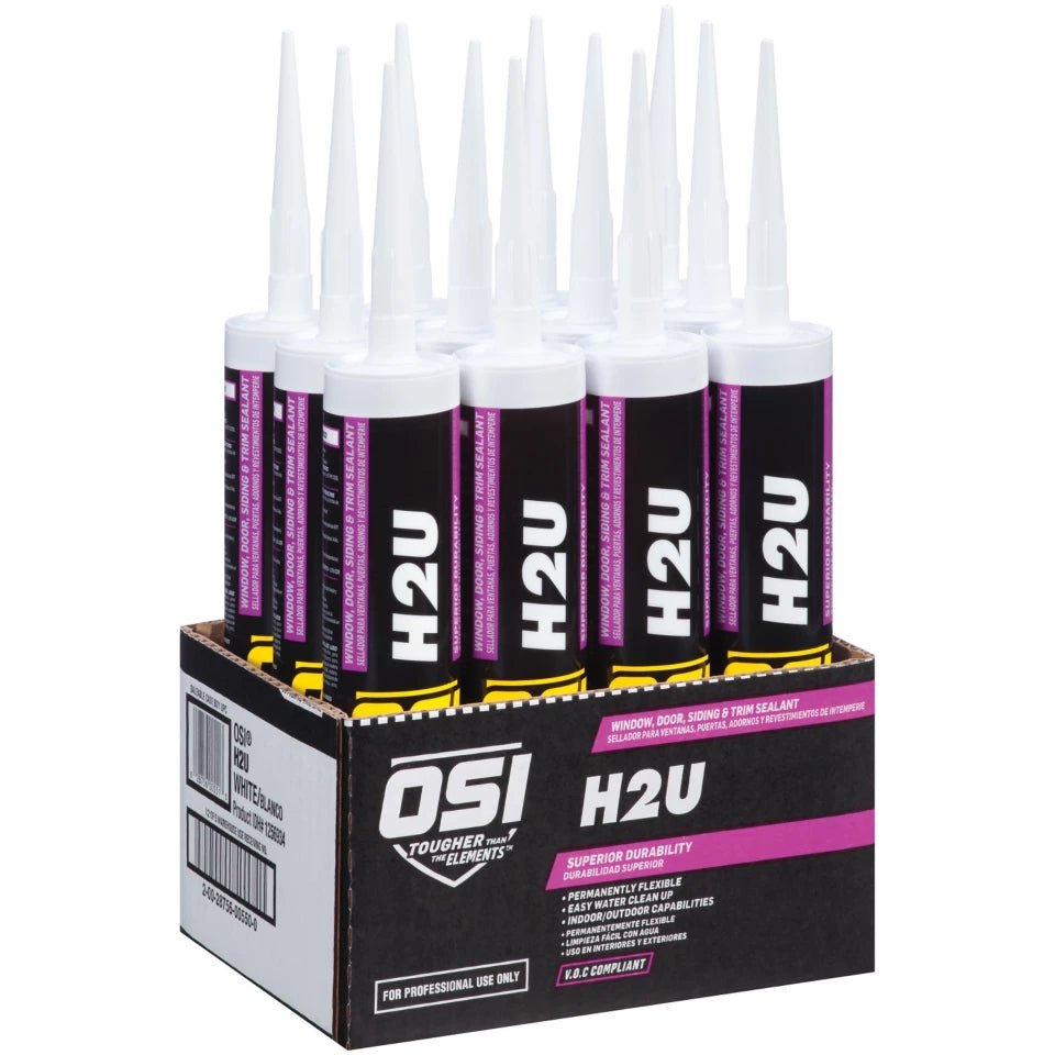 H2U - High - Performance Window, Door & Siding Sealant (12 Pack)