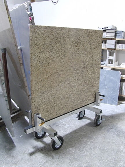 Groves Aluminum Installation Carts for Stone Handling