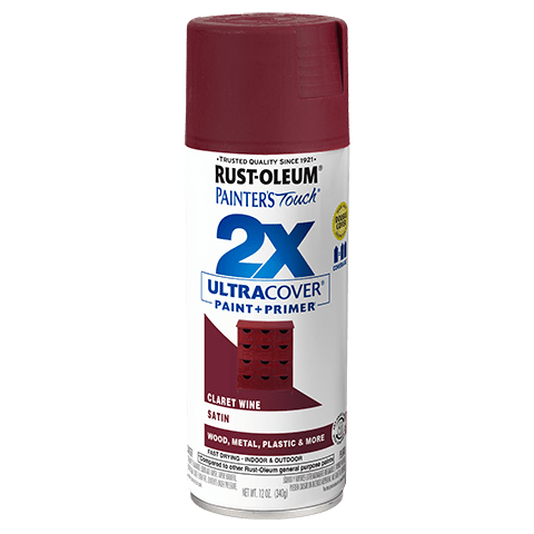 High - Quality Painter's Touch 2X Ultra Cover Satin Finish Spray Paint in 12 - ounce Cans, Pack of 6