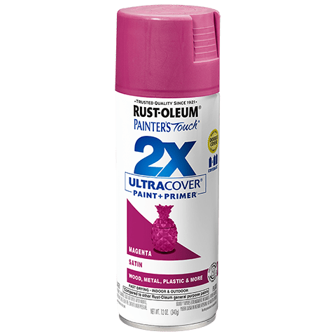 High - Quality Painter's Touch 2X Ultra Cover Satin Finish Spray Paint in 12 - ounce Cans, Pack of 6