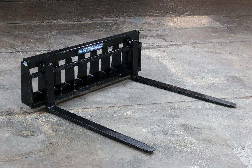 Heavy-Duty Wide Frame Pallet Forks with 6,000 Lbs. Capacity