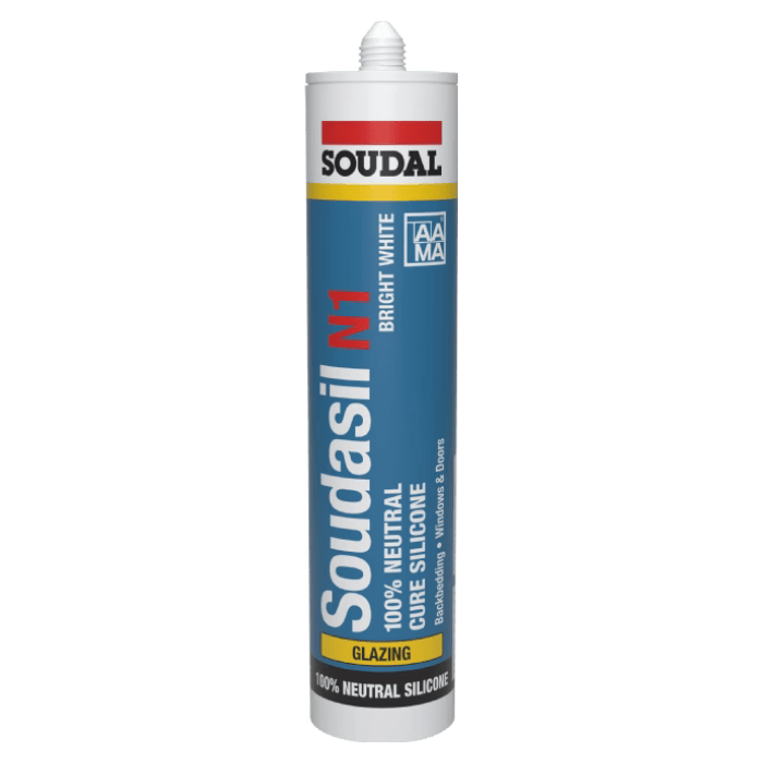 Premium Soudasil N1 Silicone Sealant - Case of 12 Cartridges