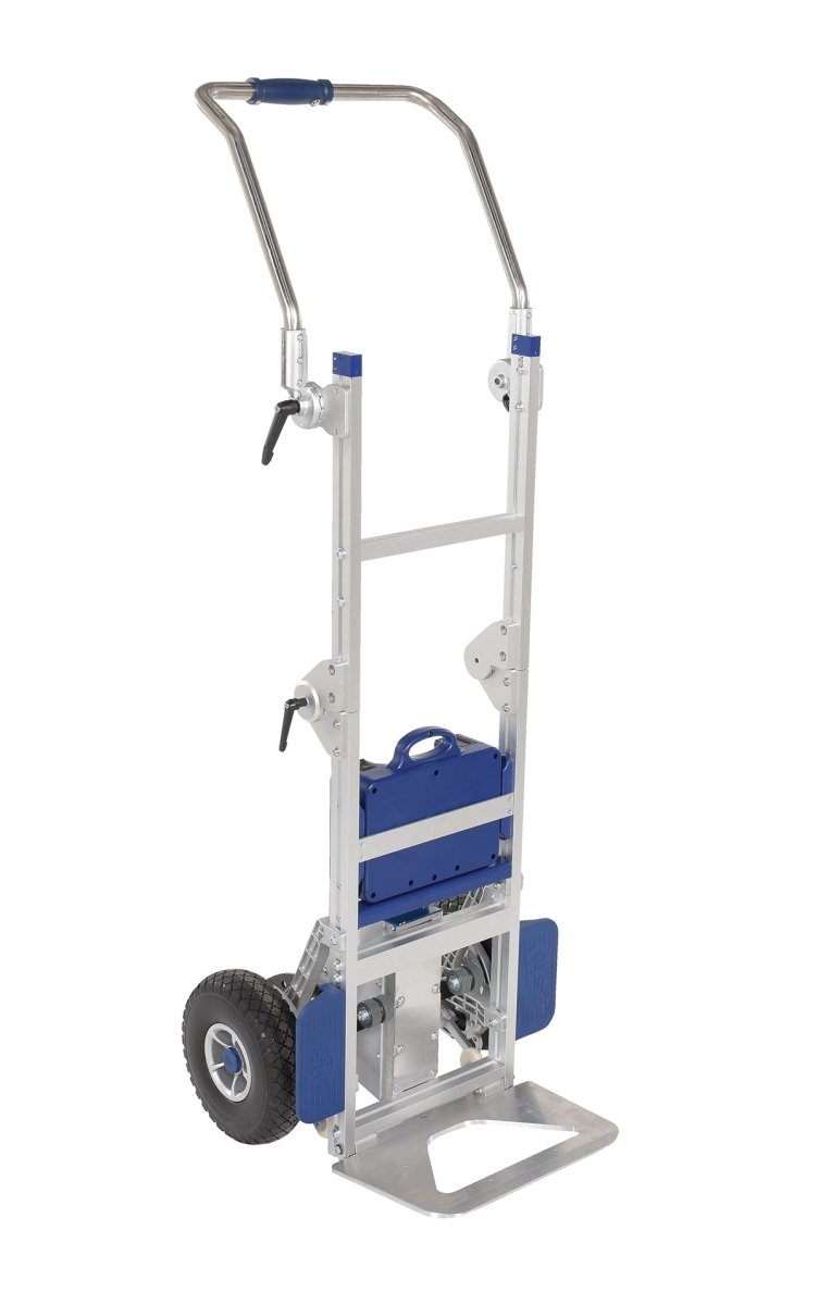 Electrically Powered Stair Climbing Dolly for Effortless Object Transportation on Stairs