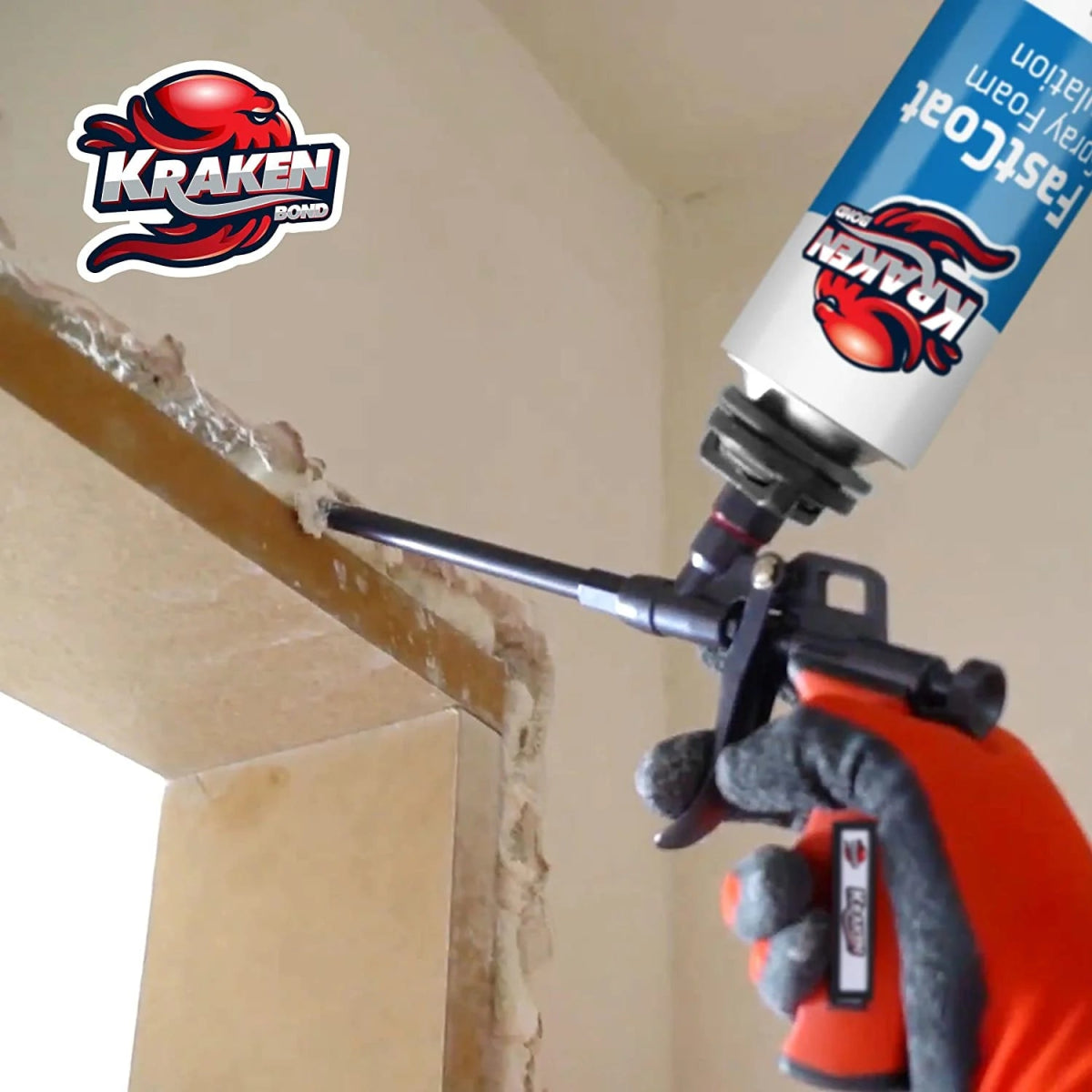 High - Performance Aluminium Spray Foam Gun with PTFE Coating for Precise Insulation and Filling