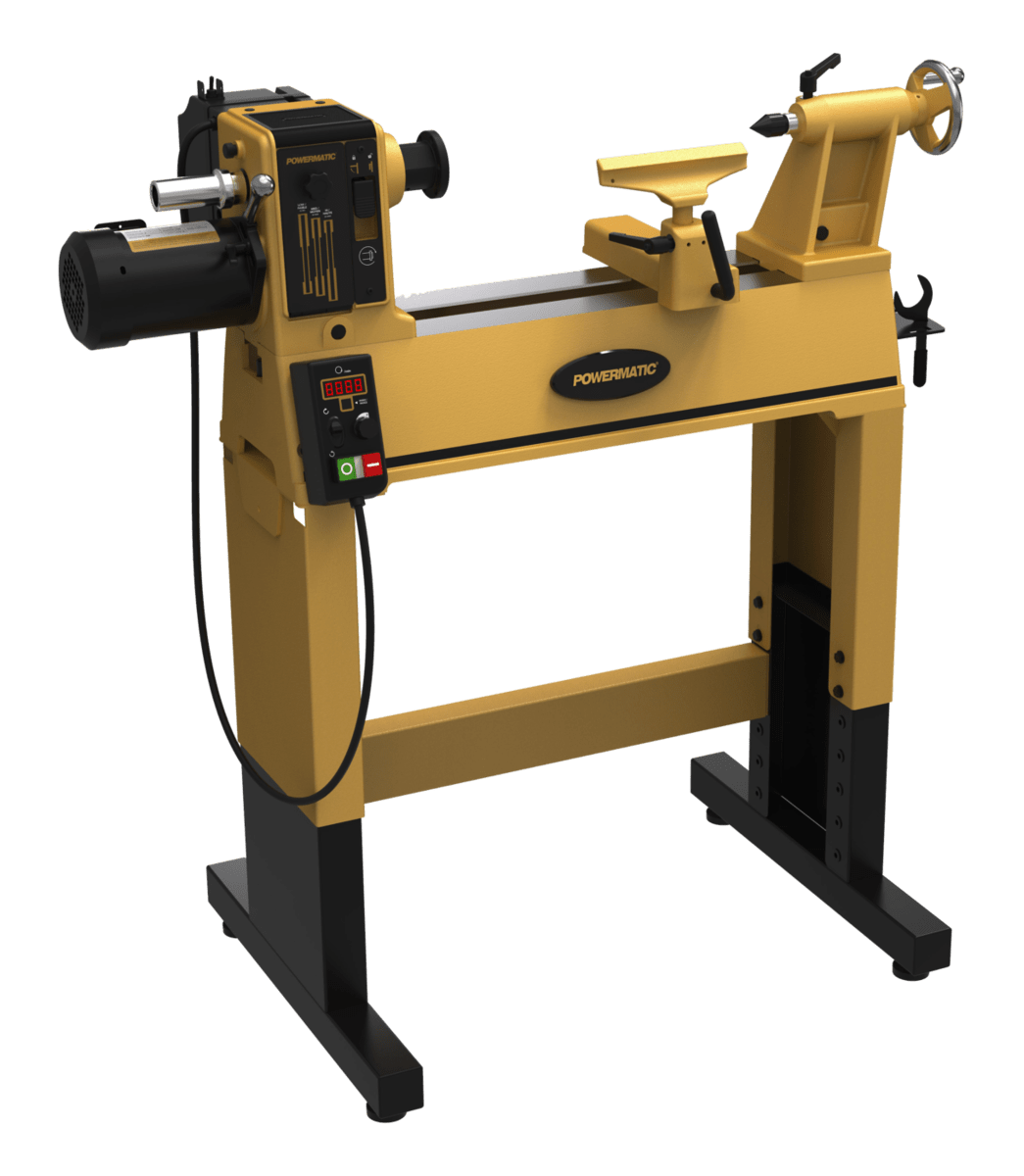 Powermatic 2014 Woodworking Lathe Machine with Adjustable Stand