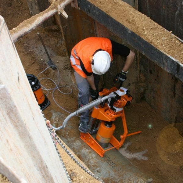 Golz KB350 Professional Core Drilling Machine for Pipe and Sewage Applications