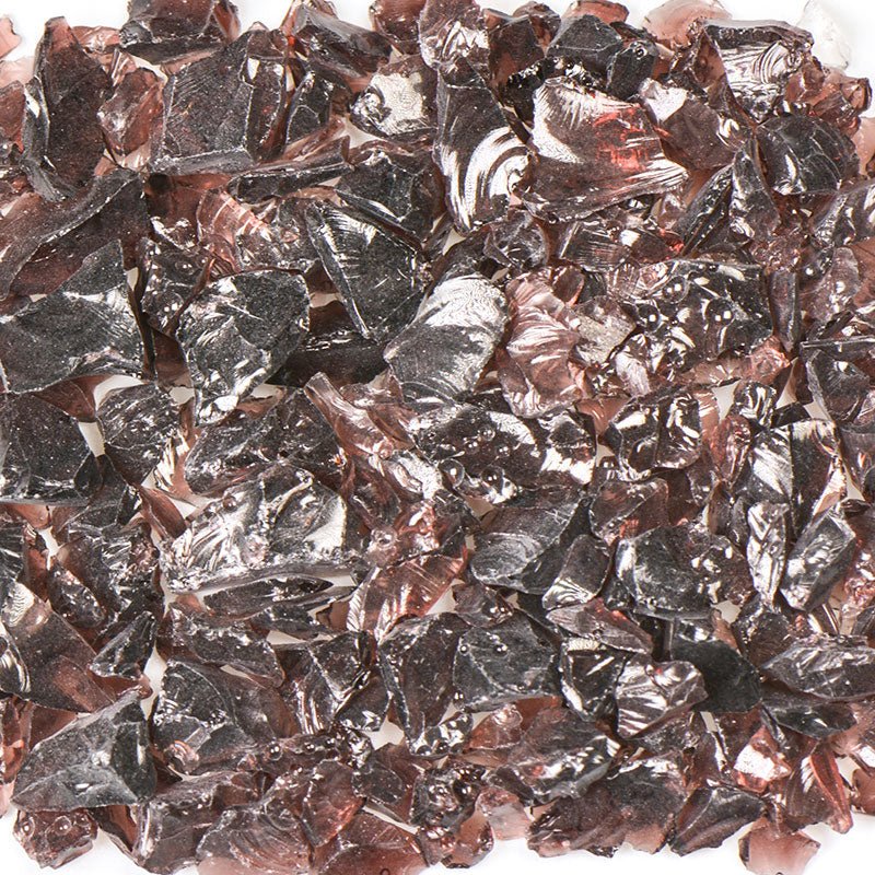 USA-Made Recycled Purple Terrazzo Glass in Various Sizes