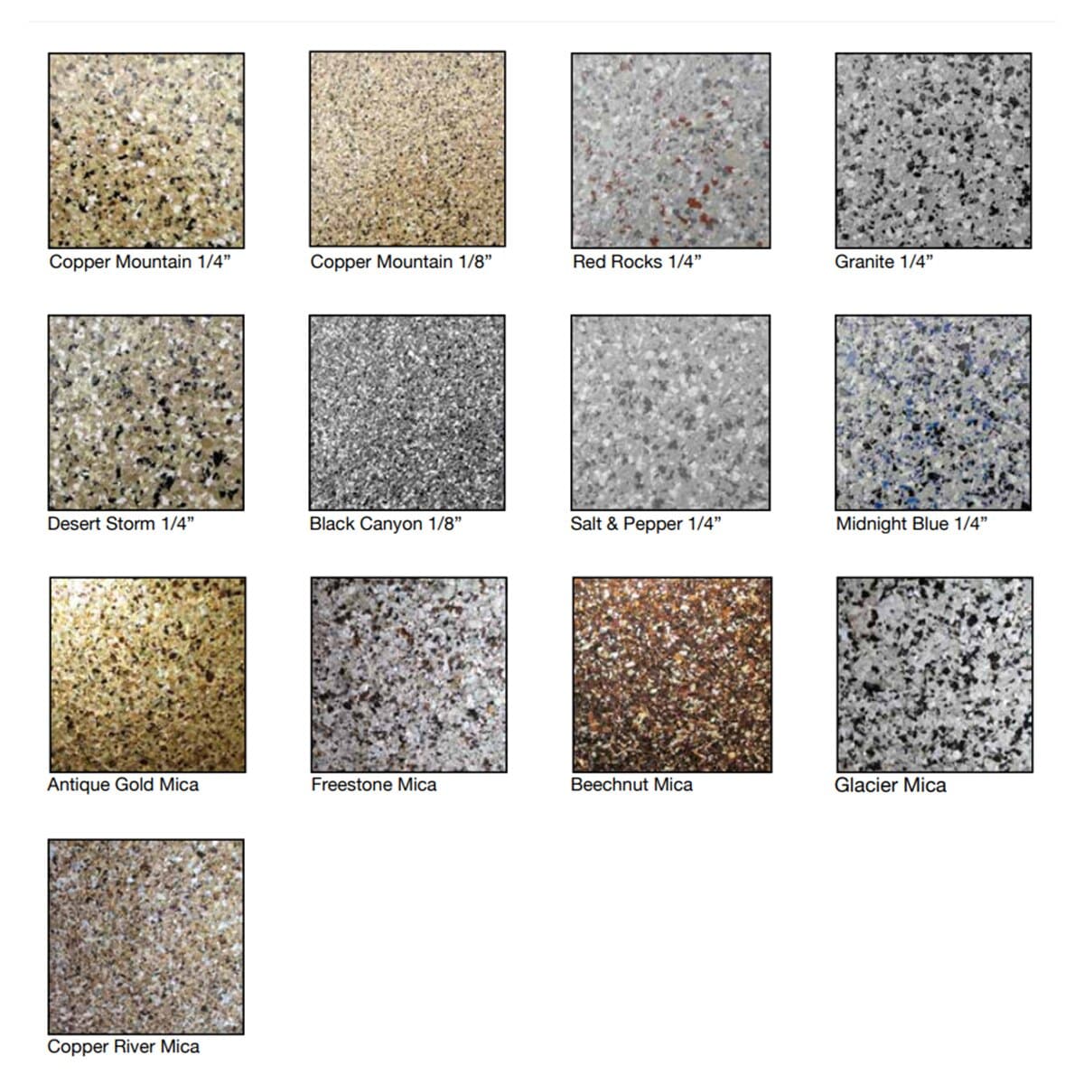Spartacote Blended Epoxy Flake Chip for Concrete Coating