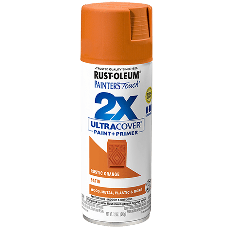High - Quality Painter's Touch 2X Ultra Cover Satin Finish Spray Paint in 12 - ounce Cans, Pack of 6