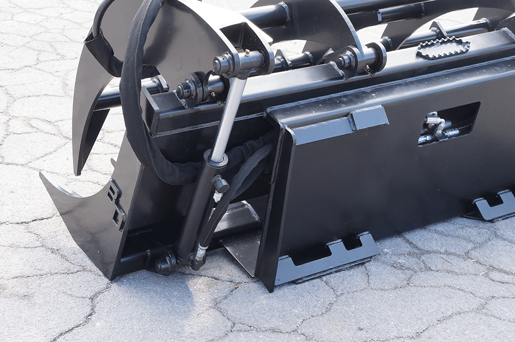 Heavy - Duty Skid Steer Grapple Rake